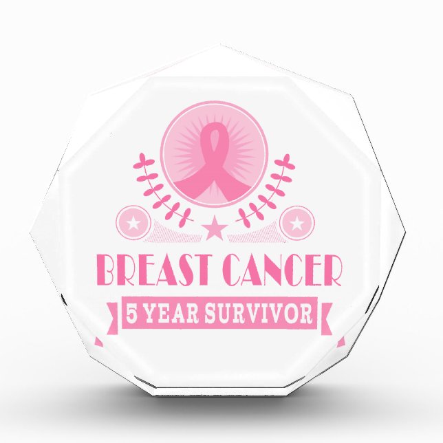 5 Year Breast Cancer Survivor Gift Idea (Front)
