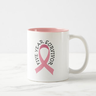 5 Year Breast Cancer Survivor Mug