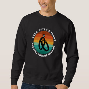 5 Years Anniversary She 5th Anniversary Couples Sweatshirt