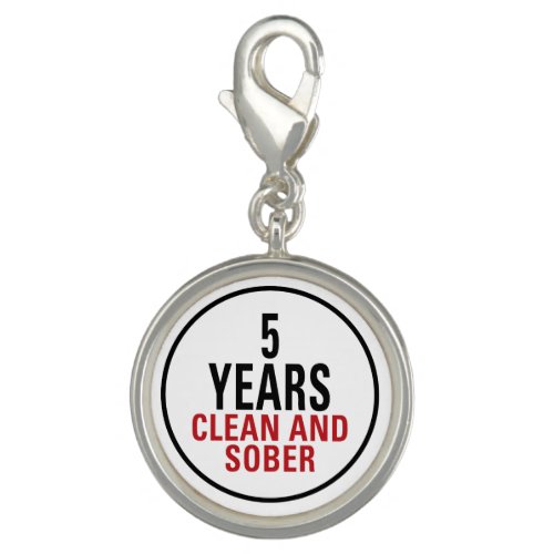 5 Years Clean and Sober Charm