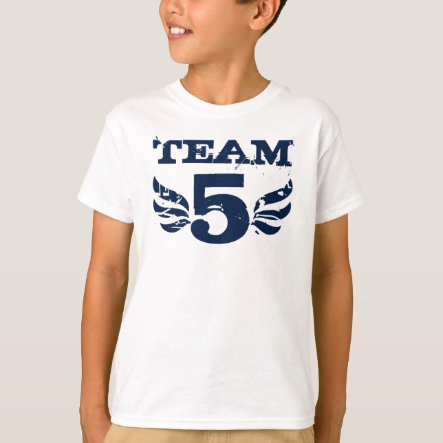 5 Years Old Boy Birthday T-Shirt (Front)