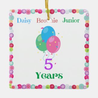 5 Years Scouting Junior Christmas Ornament