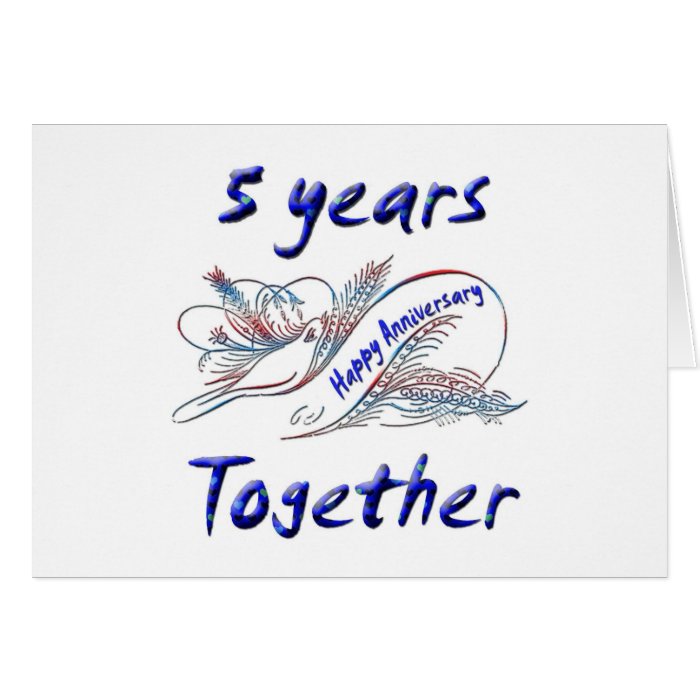 5 Years Together Card