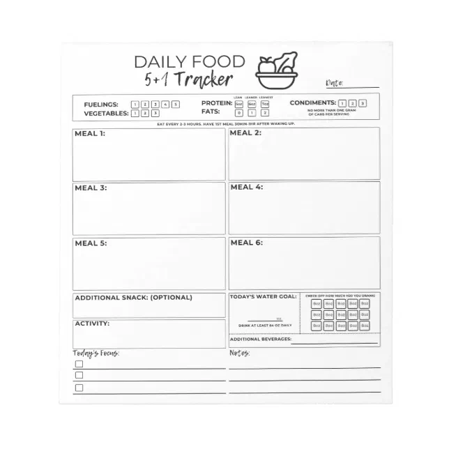 Notepad 5fx 5and1 Notepad (5.5X6) | Zazzle