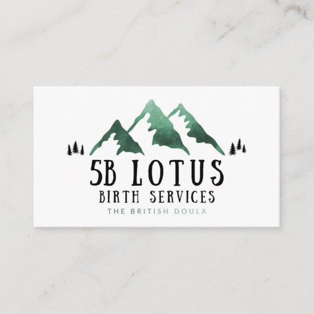 5B Lotus Business Card (Front)