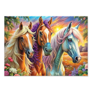 5D Diamond Painting Kit Horse Design DIY Wall Art