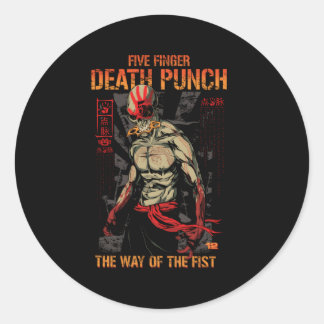 5Fdp Way Of The Fist Classic Round Sticker