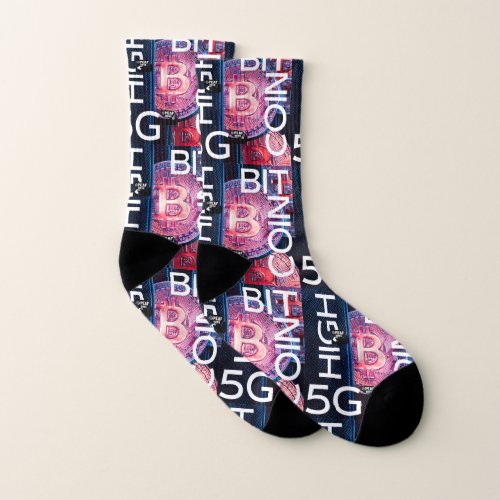 5G_HIGH_BIT_COIN Collection by PEAF DOVE  Socks