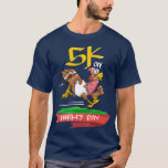5K On Turkey Day Race Thanksgiving For Turkey Trot T-Shirt<br><div class="desc">5K On Turkey Day Race Thanksgiving For Turkey Trot Runners .Check out our Thanksgiving t shirt selection for the very best in unique or custom,  handmade pieces from our clothing shops</div>