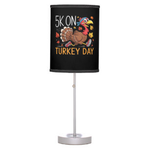 5K On Turkey Day Thanksgiving Running Classic T-Sh Table Lamp