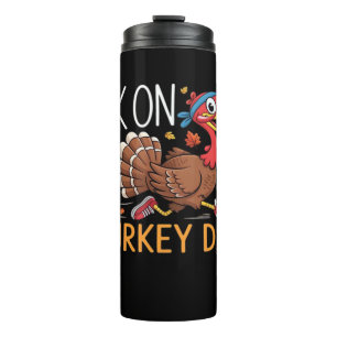 5K On Turkey Day Thanksgiving Running Classic T-Sh Thermal Tumbler
