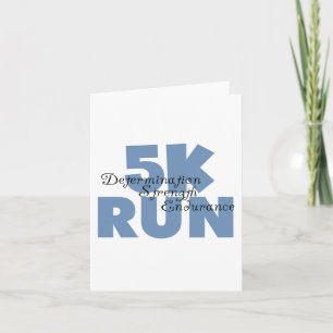 5K Run Blue Card