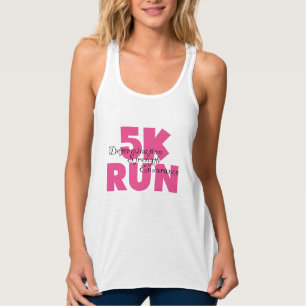 5K Run Pink Tank Top