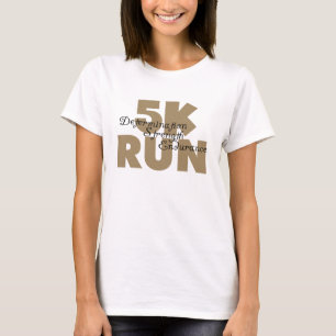 5K Run Tan T-Shirt