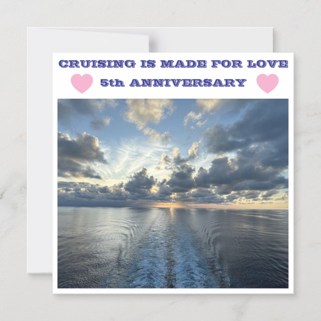 5th ANNIVERSARY CRUISE DOOR MAGNET (Front)