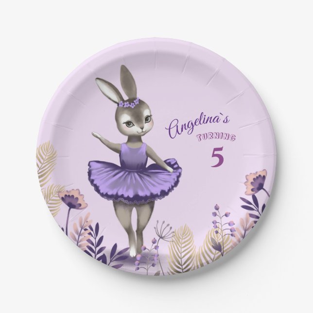 5th Anniversary Party Plate  (Front)