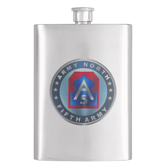 5th Army “ARMY NORTH” Flask (Front)
