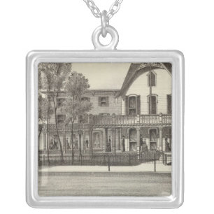 5th Avenue House, Ocean Beach, NJ Silver Plated Necklace