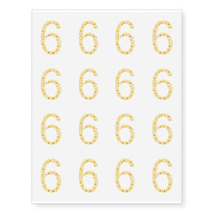 5th Birthday 2012 Emoji Funny Cute for Kids Temporary Tattoos