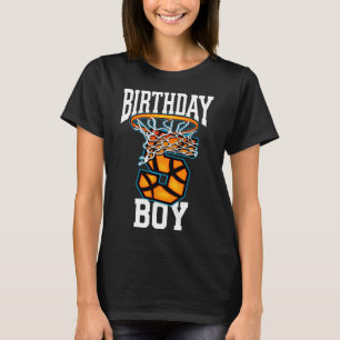 5th Birthday Basketball 5 Years Old Kids Gift T-Shirt