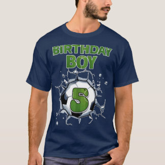 5th Birthday Boys player Gift For Boys Kids toddle T-Shirt