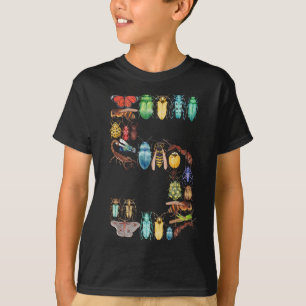 5th birthday Bugs Insects Beetles 5 year old gift T-Shirt