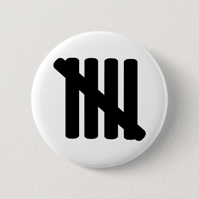 5th birthday button (Front)