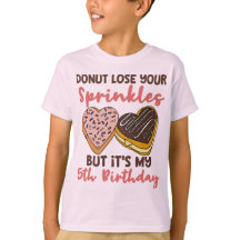 5th Birthday Donut Theme Funny Quote