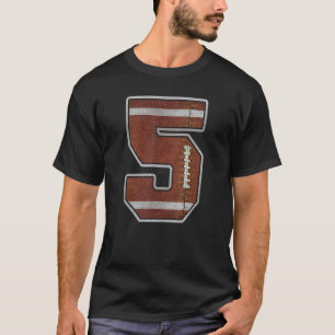5th Birthday Football 3 years old Kid Football T-Shirt