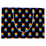 [ Thumbnail: 5th Birthday: Fun Rainbow Event Number 5 Pattern Gift Bag ]