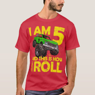 5th birthday gift 5 years racing car distressed T-Shirt