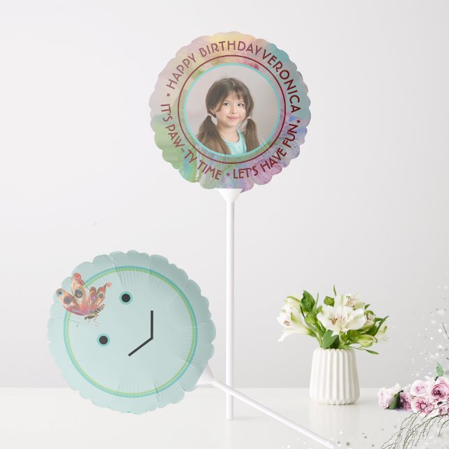 5th Birthday Girl Photo Balloon (5th Birthday Girl Photo Balloon)
