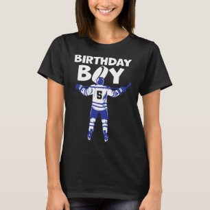5th Birthday Ice Hockey Boy 5 Year Old Hockey Play T-Shirt