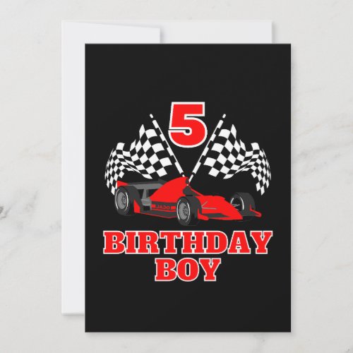 5th Birthday Invitation