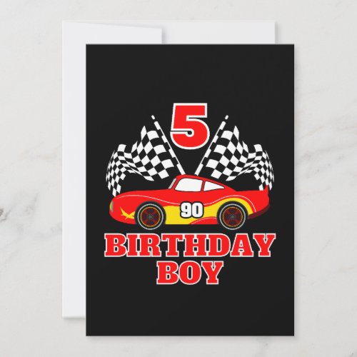 5th Birthday Invitation