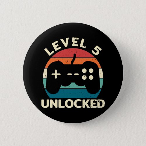 5th Birthday Level 5 Unlocked Button