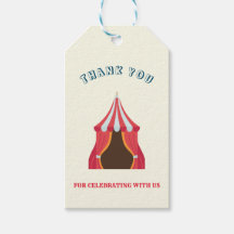 5TH Birthday Party Circus THEME THANK YOU