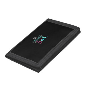 5th Birthday Shirt Mermaid Girl Party THIS MERMAID Tri-fold Wallet