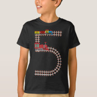 5th Birthday Train Theme 4 Year Old Boys Gift