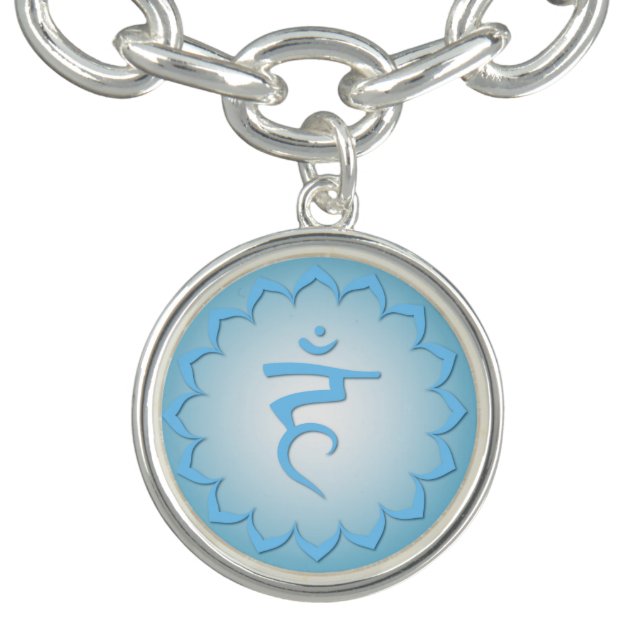 5th Chakra Charm Bracelet (Design)