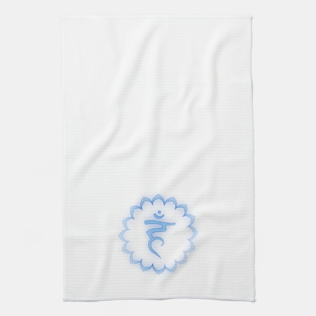 5th Chakra Kitchen Towel (Vertical)