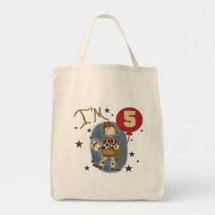 5th Cowgirl Birthday Tshirts and Gifts Tote Bag