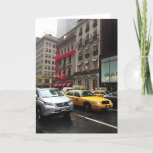 5th Fifth Avenue New York City NYC Christmas Photo Holiday Card