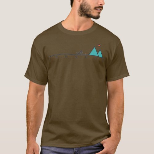 5th Gen 4runner Overland Camping T_Shirt