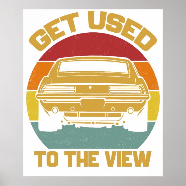 5th Gen Chevy Camaro SS RS 2 back Poster (Front)