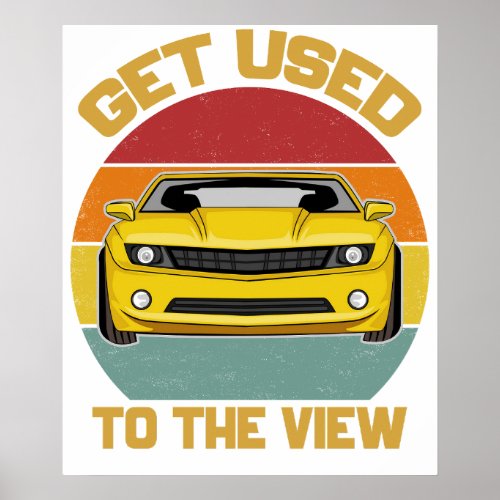 5th Gen Chevy Camaro SS RS Poster