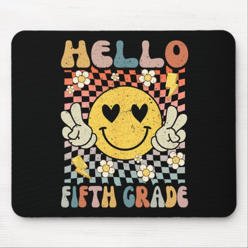 5th Grade Back To School Fifth Grade Teacher Stude Mouse Pad