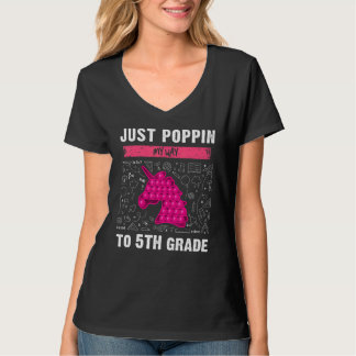 5th Grade Back To School Pop It Fidget Toy Unic T-Shirt