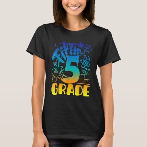 5th Grade Boy First Day Of School Teacher Back To  T_Shirt