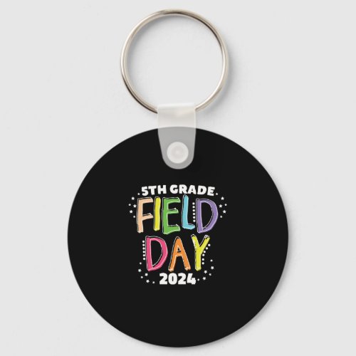 5th Grade Field Day 2024 School Kids Teacher Keychain